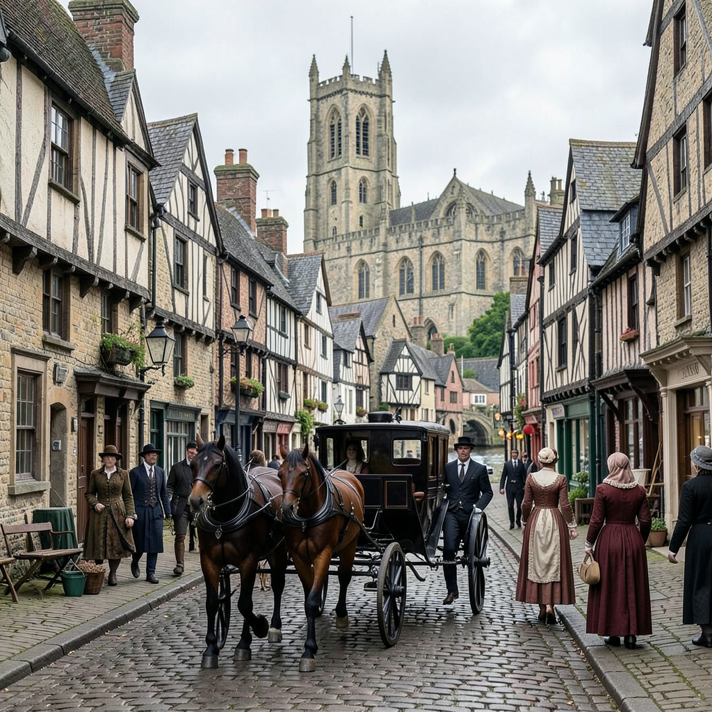 Rye transforms into Meryton for Netflix Pride and Prejudice adaptation